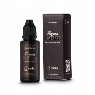 Rarity farba na obočie a mihalnice 15ml Black dye